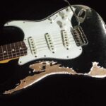 CUSTOM-MADE 62 Stratocaster Super Heavy Relic Aged Black