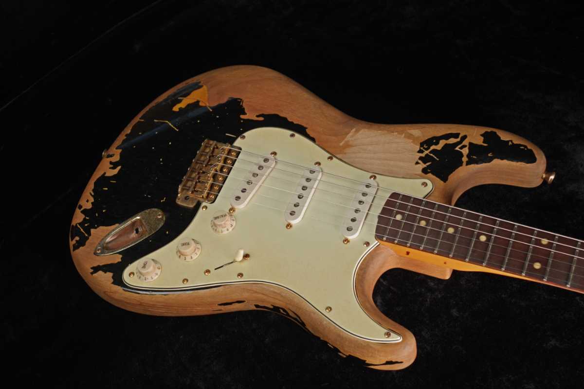 Remodeled John Mayer Black One Aged Parts A0408022